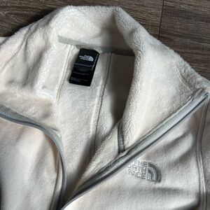 Ivory north face jacket